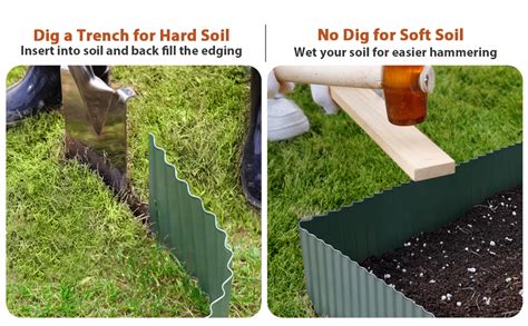 corrugated landscape edging